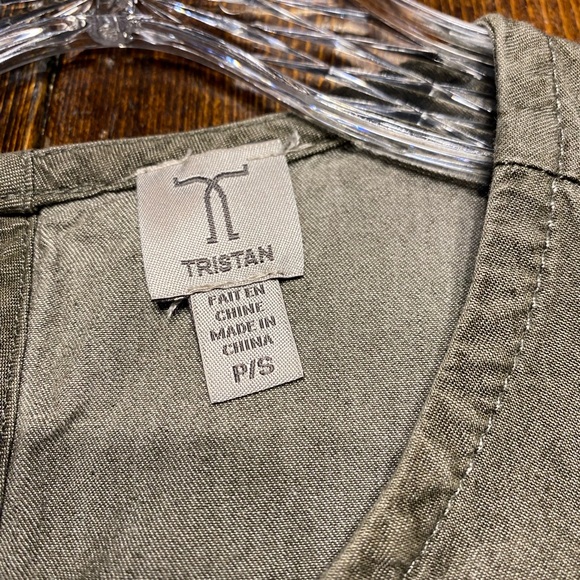 Tristan Green Short Sleeve Mini Dress - Picture 3 of 9